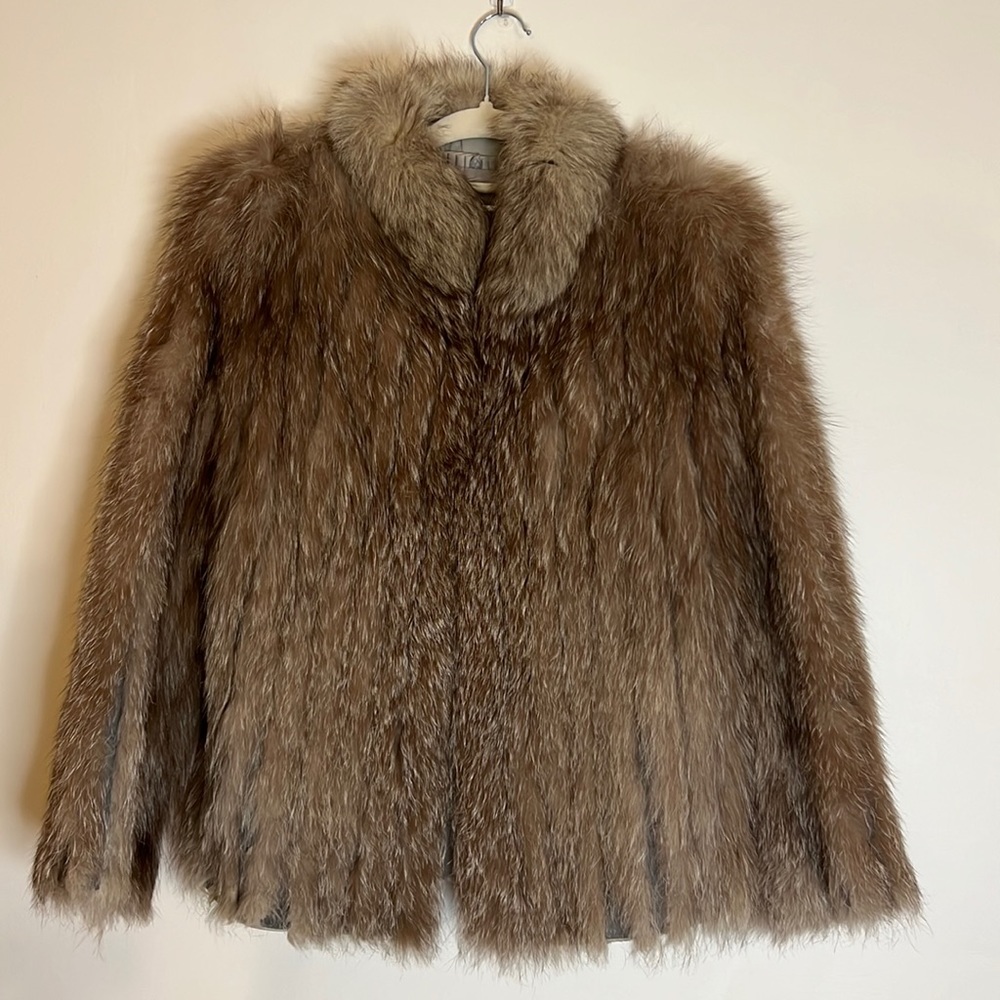 SAGA FOX FUR COAT